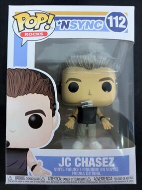Funko Pop! Rocks *NSYNC JC Chasez #112 Vinyl Figure Collectible
